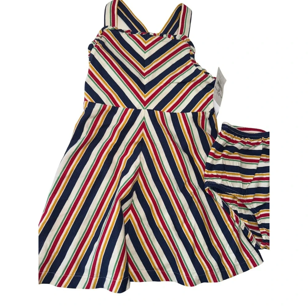 Toddler Ralph‎ Lauren Bloomer Cotton Set Striped NWT 24 months